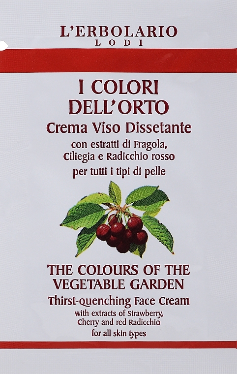 GIFT! Face Cream - L'erbolario The colours Of The Vegetable Garden Thirst-quenching Face Cream (sample) — photo N1