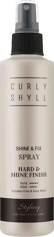 Hair Spray - Curly Shyll Shine & Fix Spray — photo N2