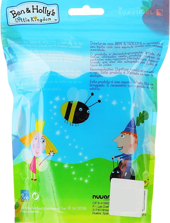 Baby Sponge "Ben and Holly", Ben, green - Suavipiel Ben & Holly — photo N21