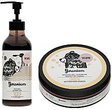 Fragrances, Perfumes, Cosmetics Set - Yope Geranium (Butter/200ml + Shower Gel/400ml)