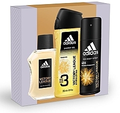 Fragrances, Perfumes, Cosmetics Set (edt/100ml + deo/150ml + sh/gel/250ml) - Adidas Victory League