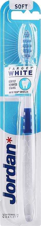 Soft Toothbrush, transparent-blue - Jordan Target White — photo N3