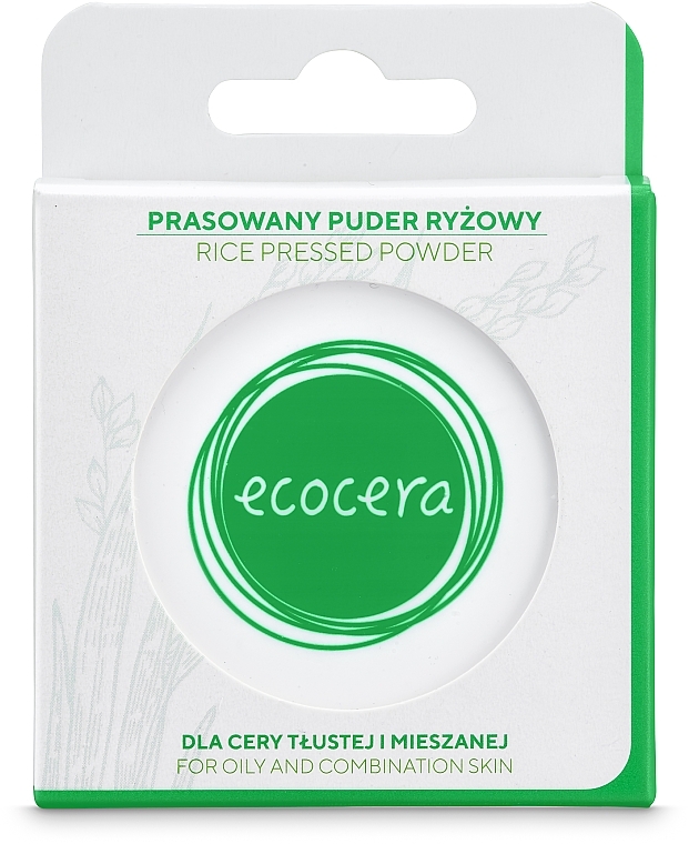 Pressed Mattifying Rice Powder - Ecocera Rice Face Powder — photo N6