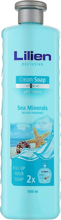 Liquid Sea Mineral Cream Soap - Lilien Sea Minerals Cream Soap (refill) — photo N1