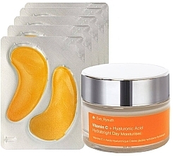 Fragrances, Perfumes, Cosmetics Set - Dr. Eve_Ryouth Brightening Pro Eyes & Skin Set (eye/pads/5x2pcs + day/cr/50ml)