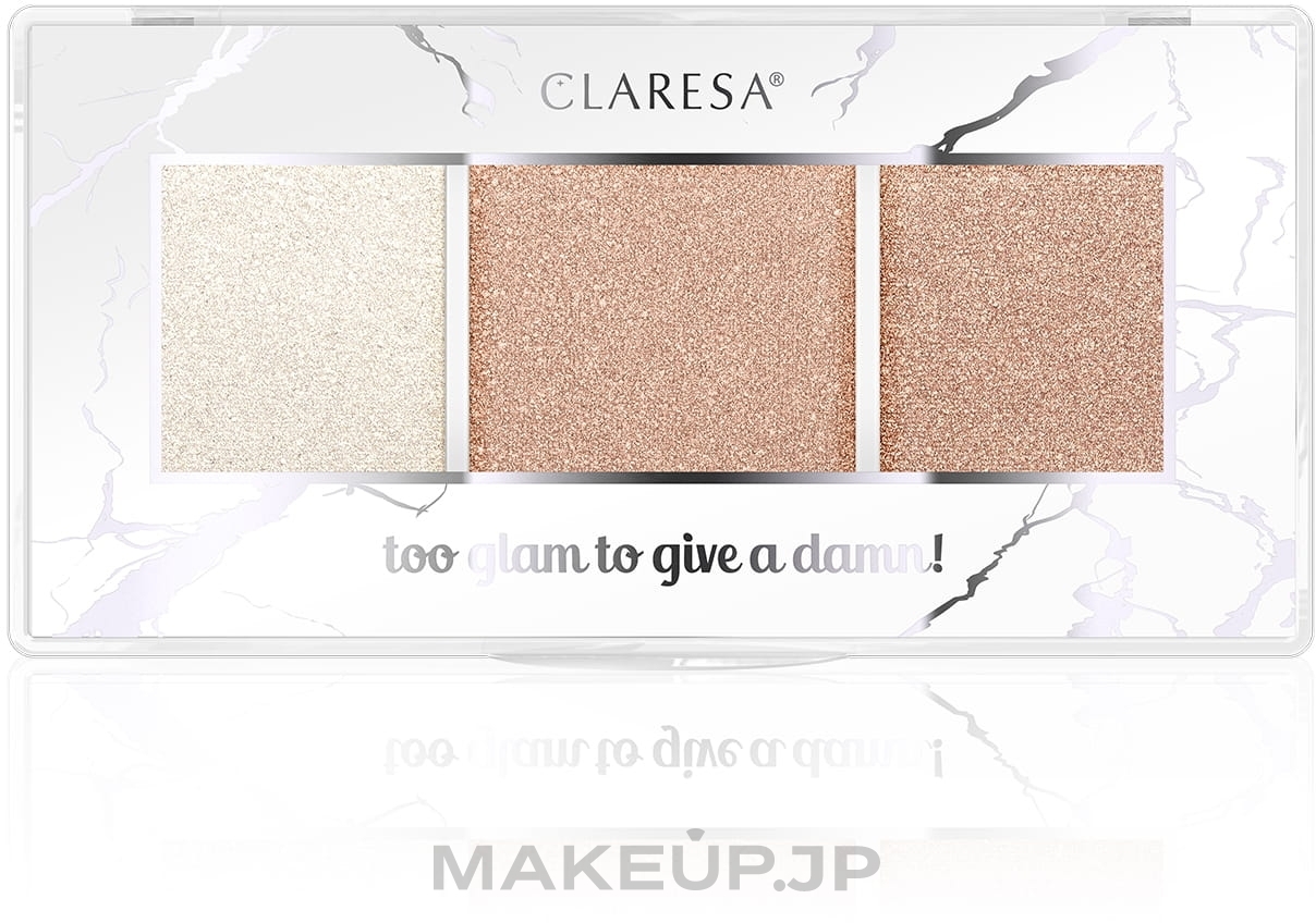 Highlighter Palette - Claresa Too Glam To Give A Damn Highlighter Palette — photo 11 - Rosy Glow