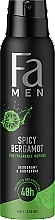 Fragrances, Perfumes, Cosmetics Bergamot Deodorant-Spray - Fa Men Spicy Bergamot Deo