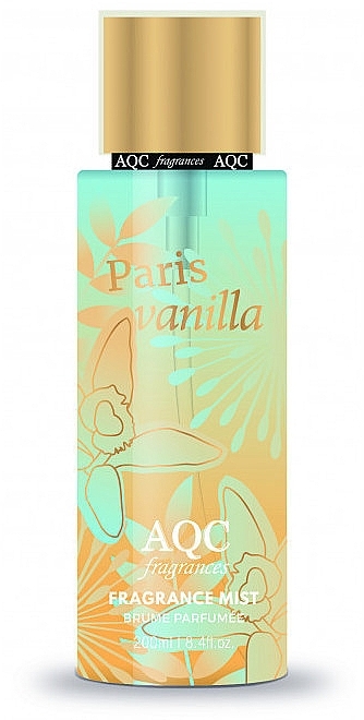 Perfumed Body Mist - AQC Fragrances Paris Vanilla Body Mist — photo N1