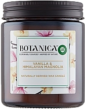 Fragrances, Perfumes, Cosmetics Scented Candle "Vanilla & Himalayan Magnolia" - Air Wick Botanica Vanilla and Himalayan Magnolia