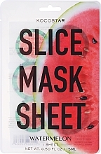 Fragrances, Perfumes, Cosmetics Slice Face Mask "Watermelon" - Kocostar Slice Face Mask Sheet Watermelon