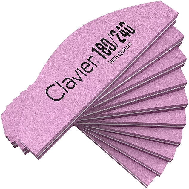 Mini Nail File 180/240, pink - Clavier — photo N1