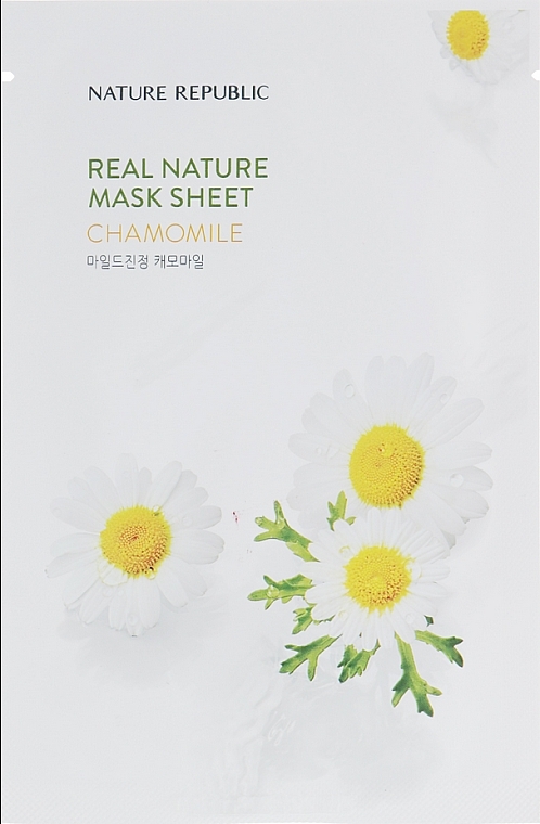 Sheet Mask with Chamomile Extract - Nature Republic Real Nature Mask Sheet Chamomile — photo N1