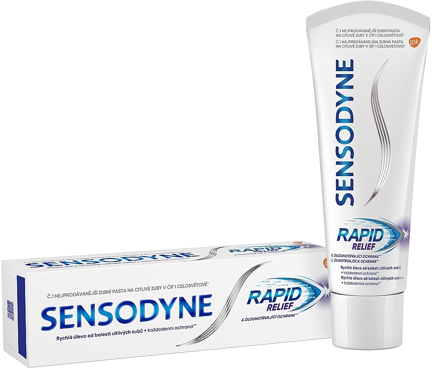 Toothpaste for Sensitive Teeth - Sensodyne Rapid Relief — photo N3