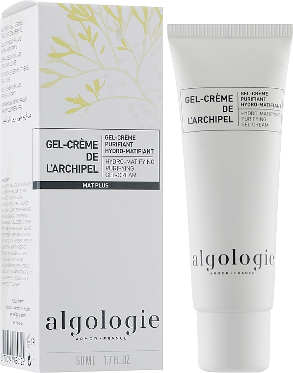 Moisturizing Mattifying Cream Gel - Algologie Mat Plus Hydro-Matifying Purifying Cream-Gel — photo N2