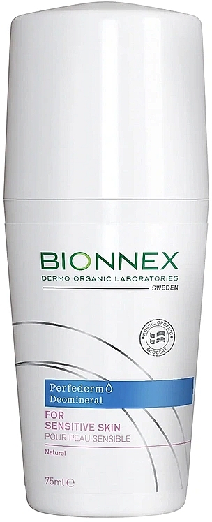 Roll-On Deodorant for Sensitive Skin - Bionnex Perfederm DeoMineral Roll-On for Sensitive Skin — photo N1