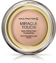 Fragrances, Perfumes, Cosmetics Foundation Powder-Cream - Max Factor Miracle Touch Skin Perfecting Foundation SPF30