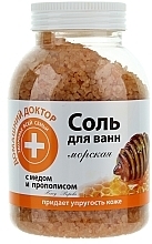 Bath Salt with Hiney & Propolis - Domashniy Doktor — photo N5