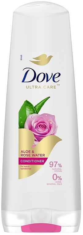 Ultra Care Conditioner with Aloe Vera and Rose Water - Dove Aloe & Rose Water Conditioner — photo N2