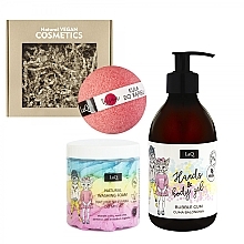 Fragrances, Perfumes, Cosmetics Set - LaQ Bubble Gum Set (sh/gel/300ml + foam/100g + bath/bomb/120g)