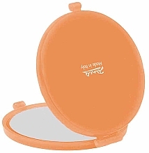 Pocket Mirror, 82448, orange - Compact Bag Mirror 73 Mm — photo N1