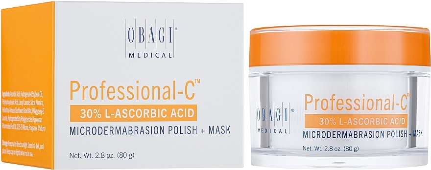 Peeling Mask with 30% Vitamin C - Obagi Medical Professional-C Microdermabrasion Polish + Mask — photo N1