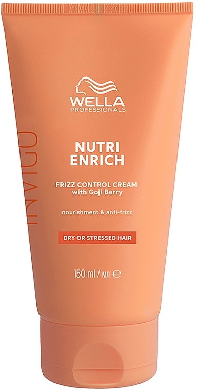 Unruly Hair Cream - Wella Professionals Invigo Nutri-Enrich Frizz Control Cream — photo N1