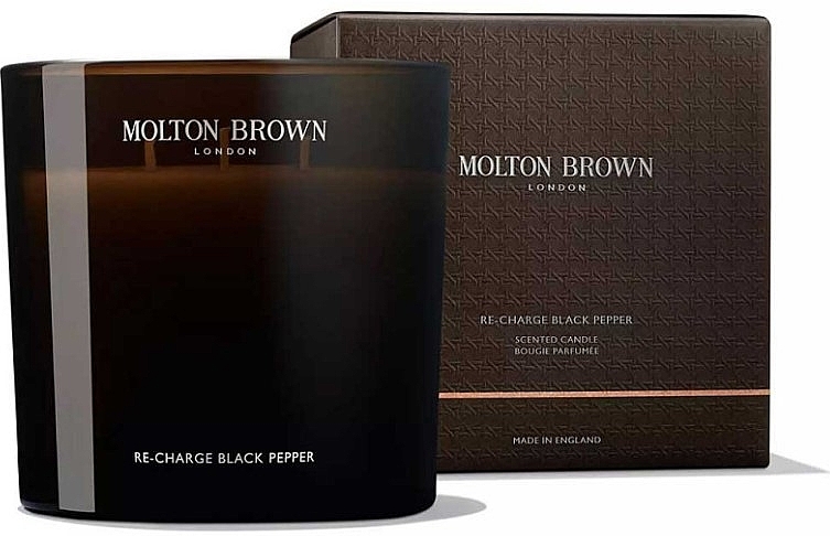 Molton Brown Re-Charge Black Pepper Scented Candle - Scented Candle with 3 Wicks — photo N1