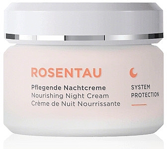 Night Face Cream - Annemarie Borlind Rosentau System Protection Nourishing Night Cream — photo N5