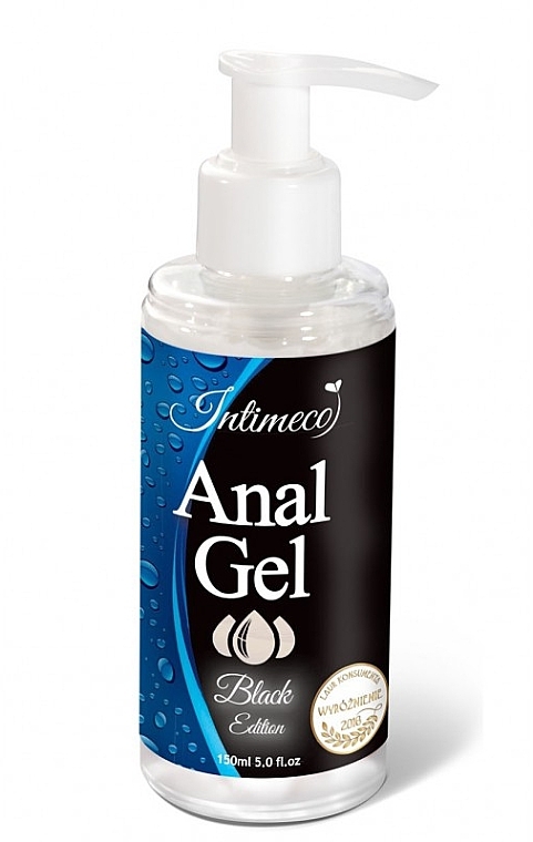 Moisturizing Lubricant Anal Gel - Intimeco Anal Gel Black Edition — photo N2