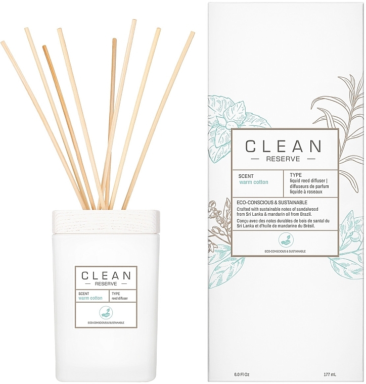 Clean Warm Cotton - Reed Diffuser — photo N1