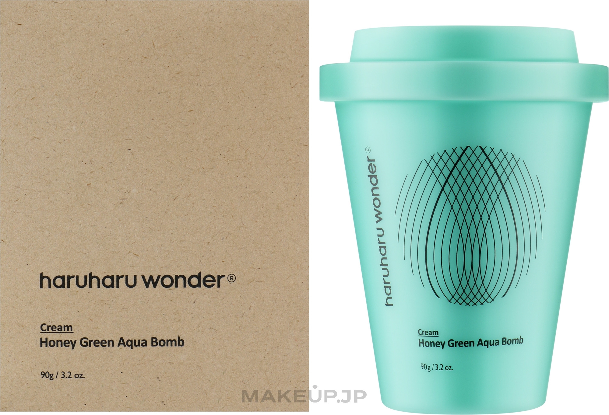 Face Cream - Haruharu Wonder Honey Green Aqua Booming Cream — photo 90 g