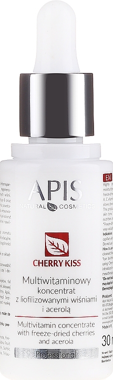 Multivitamin Concentrate with Freeze-Dried Cherries & Acerola - APIS Professional Cherry Kiss — photo N3