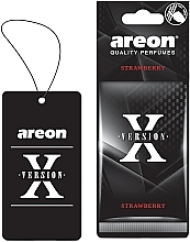 Strawberry Car Air Freshener - Areon X-Version Strawberry — photo N1