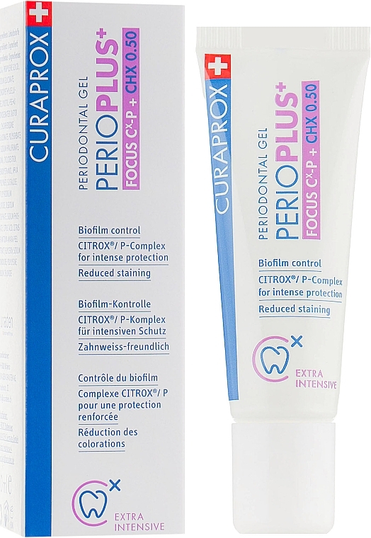 Chlorhexidine 0.50% Gum Gel - Curaprox Perio Plus+ Focus Periodontal Gel — photo N1