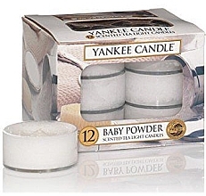 Fragrances, Perfumes, Cosmetics Tea Light Candles - Yankee Candle Scented Tea Light Candles Baby Powder