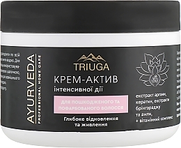 Active Cream for Damaged & Colored Hair "Deep Repair & Nourishment" - Triuga — photo N8