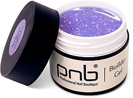 Fragrances, Perfumes, Cosmetics Nail Builder Gel, purple - PNB UV/LED Builder Gel Purple Stardust