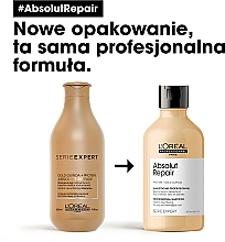 Hair Shampoo - L'Oreal Professionnel Absolut Repair Gold Quinoa +Protein Shampoo — photo N4