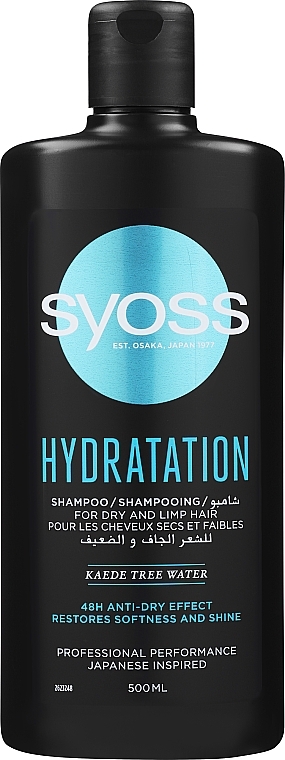 Hair Shampoo - Syoss Hidratacion + Shampoo — photo N1