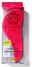 Fragrances, Perfumes, Cosmetics ヘアブラシ、ピンク - Rich Satin Touch Detangling Brush