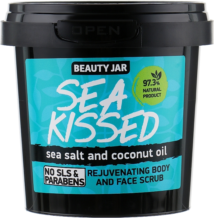 Face and Body Scrub "Sea Kissed" - Beauty Jar Rejuvenating Body And Face Scrub — photo N1