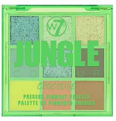 Eyeshadow Palette - W7 Pressed Pigment Palette Jungle Colour — photo N6