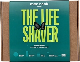 Set, 5 products - Men Rock Ultimate Classic Shaving Gift Set Sicilian Lime — photo N11