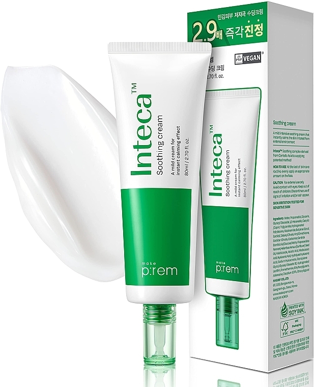 Soothing Face Cream - Make P:rem Inteca Soothing Cream — photo N1