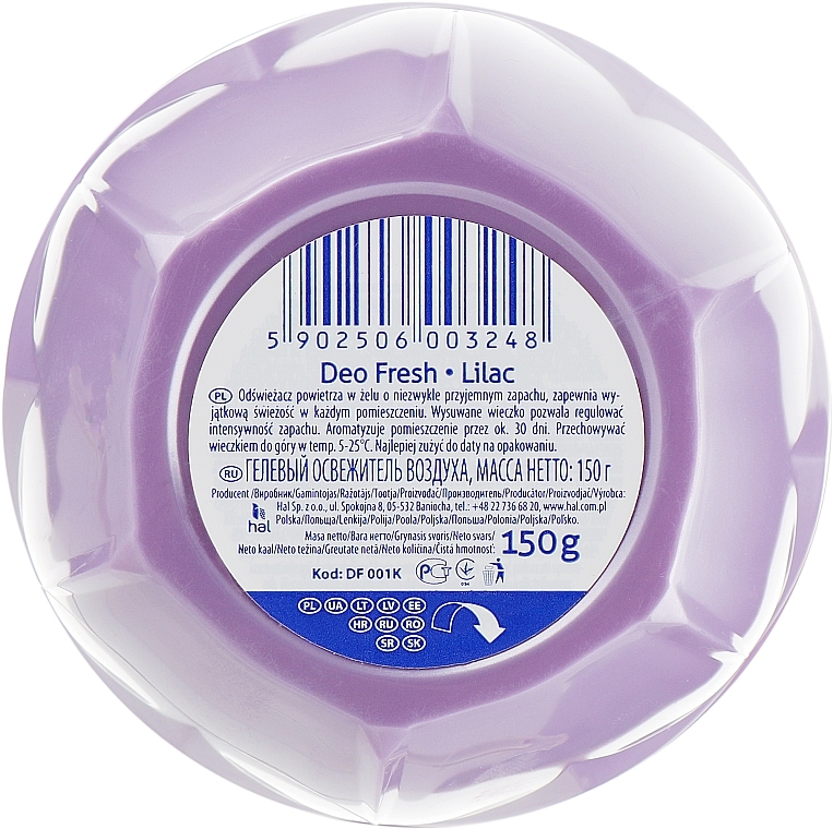 Gel Air Freshener "Lilac" - Kolorado Deo Fresh Deluxe — photo N40