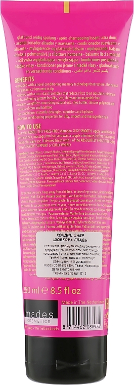 Silky Smooth Conditioner - Mades Cosmetics Absolutely Frizz-free Conditioner Silky Smooth — photo N4