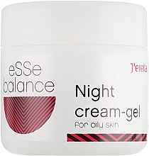 Fragrances, Perfumes, Cosmetics Night Cream Gel for Oily Skin - Jerelia Esse Balance