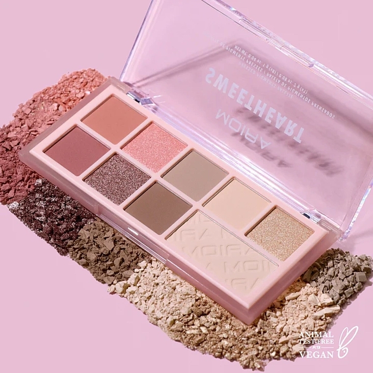 Eyeshadow Palette - Moira Sweetheart Pressed Pigment Palette — photo N5