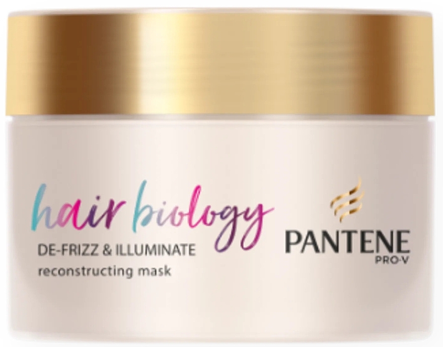 Reconstructing Hair Mask - Pantene Pro-V Hair Biology Defrizz & Illuminate Reconstructing Mask — photo N1