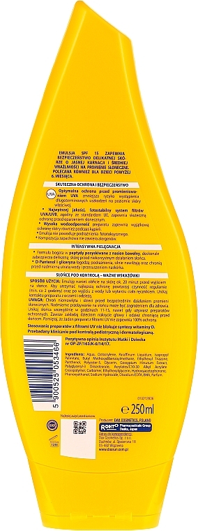 Sunscreen Emulsion - DAX Sun Body SPF 15 — photo N2